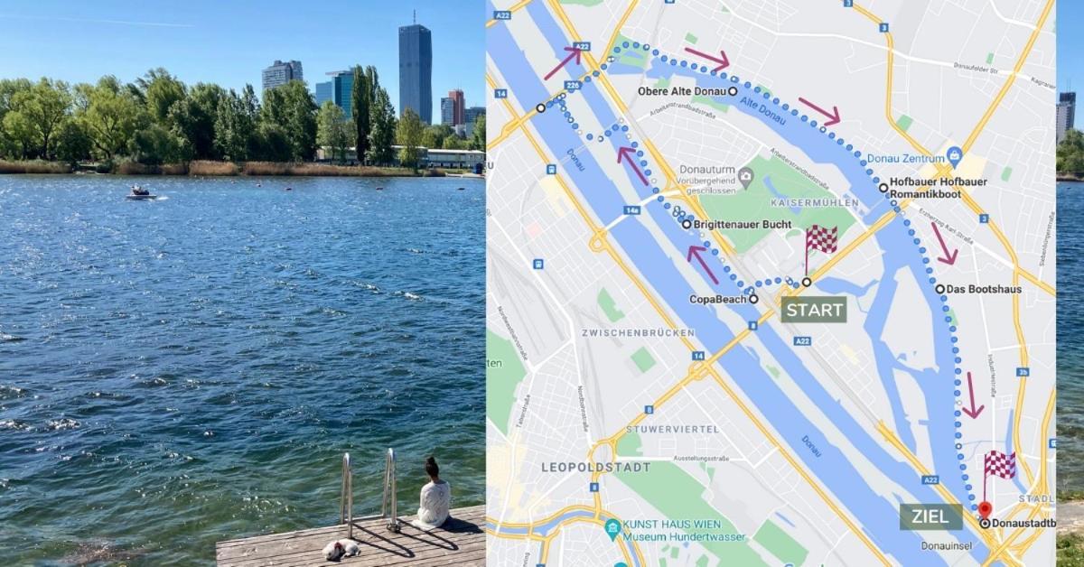 U1 Alte Donau Old Danube City Apartment 2 비엔나 외부 사진